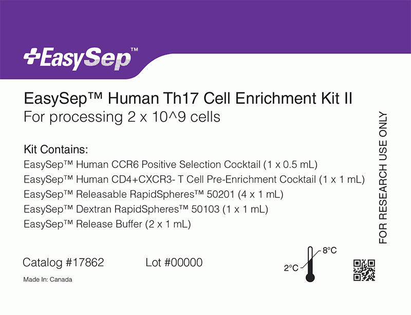 EasySep Human Th17 Cell Enrichment Kit II | 製品情報 | ベリタス