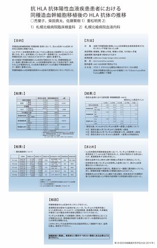 抗HLA抗体陽性血液疾患患者における 同種造血幹細胞移植後のHLA抗体の推移.jpg