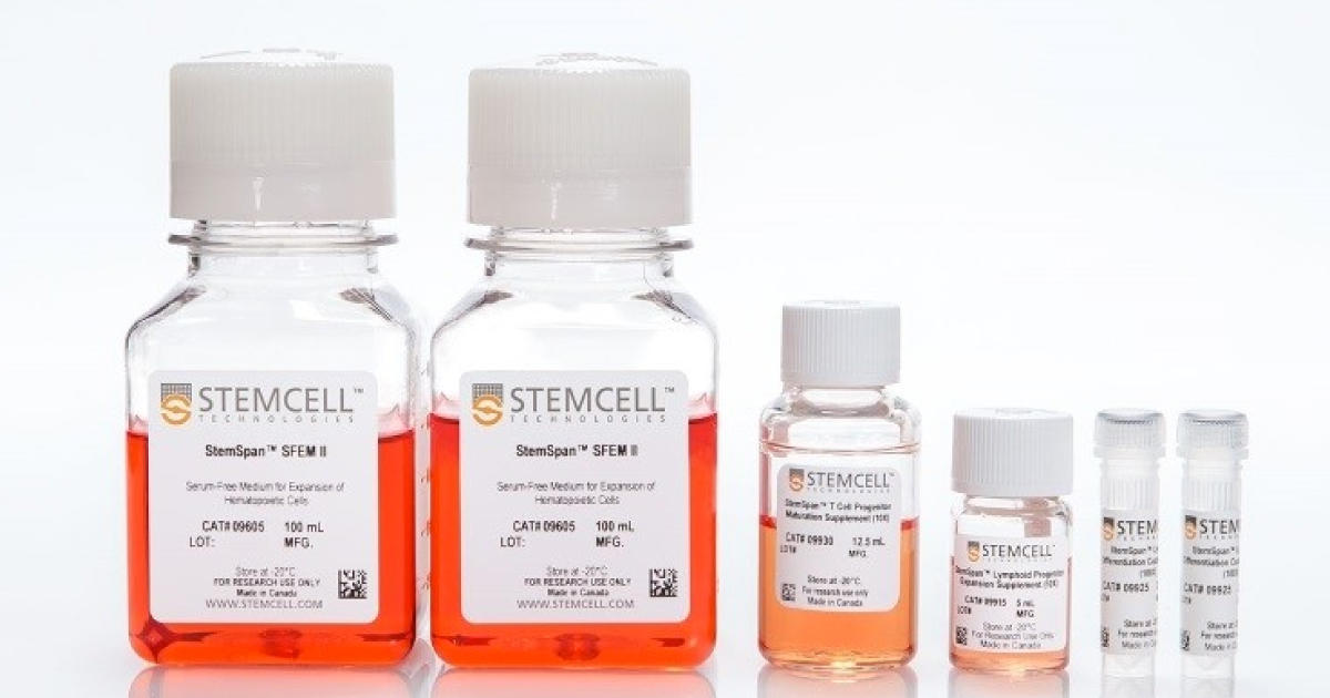 造血幹細胞からのT細胞分化には「StemSpan」、無血清・フィーダーフリー！